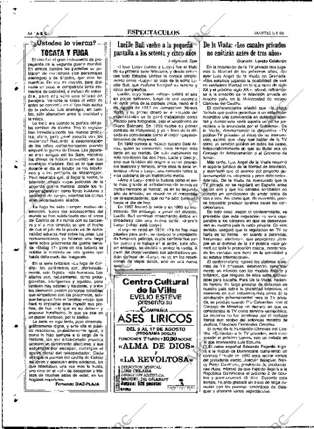 ABC MADRID 05-08-1986 página 64