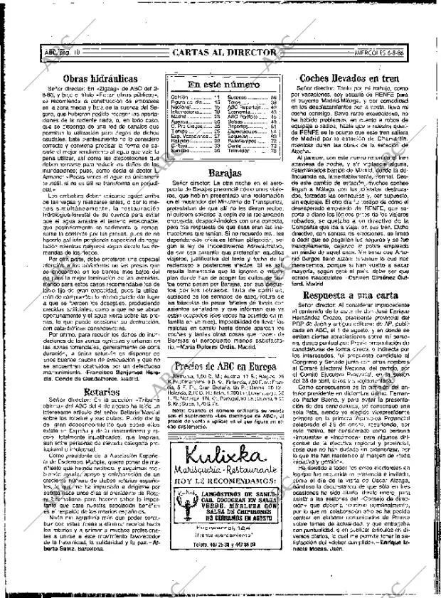 ABC MADRID 06-08-1986 página 10