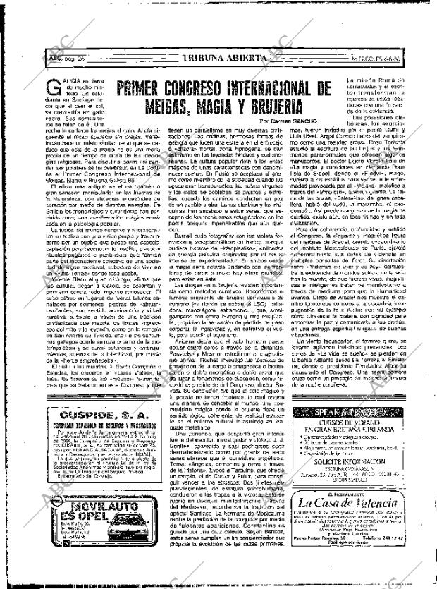 ABC MADRID 06-08-1986 página 26