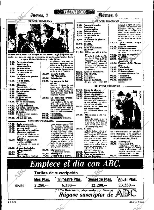 ABC SEVILLA 07-08-1986 página 62
