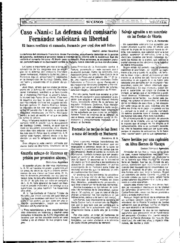 ABC MADRID 09-08-1986 página 28