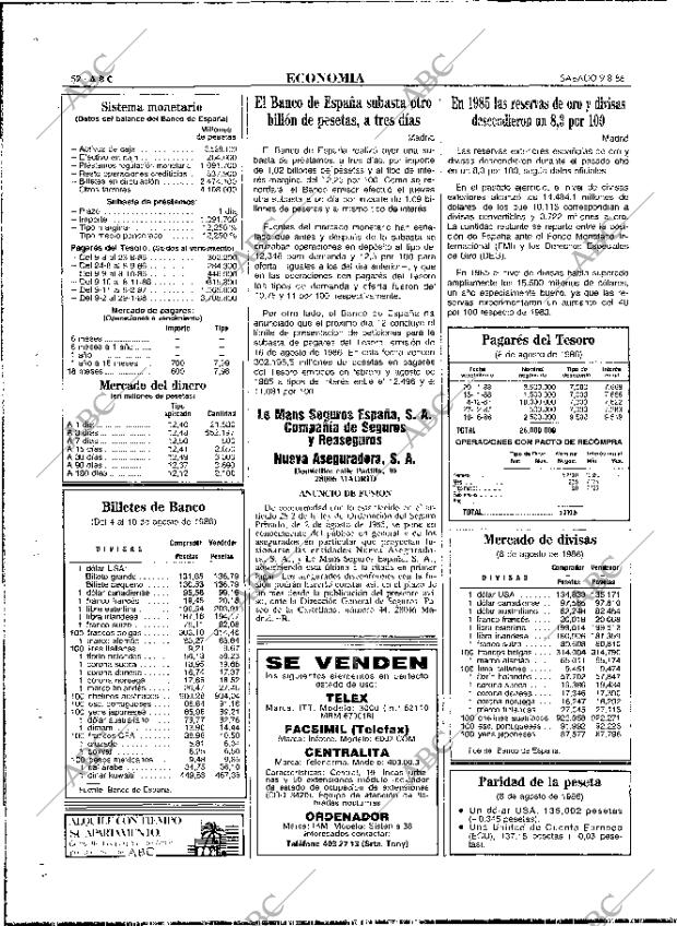 ABC MADRID 09-08-1986 página 52