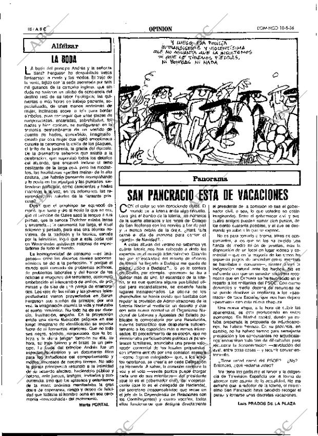 ABC SEVILLA 10-08-1986 página 18