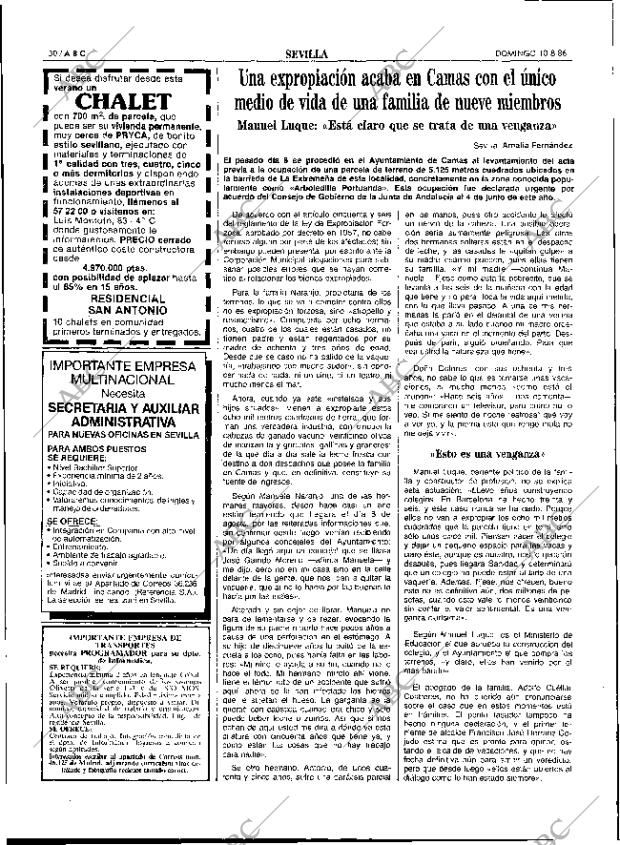 ABC SEVILLA 10-08-1986 página 30
