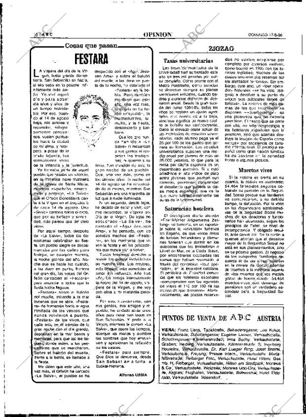 ABC MADRID 17-08-1986 página 16