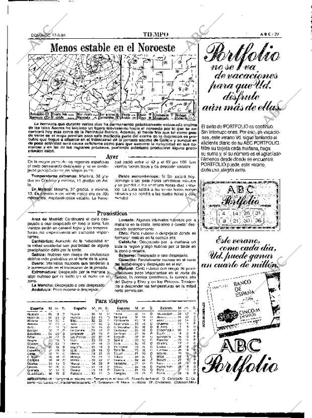 ABC MADRID 17-08-1986 página 29