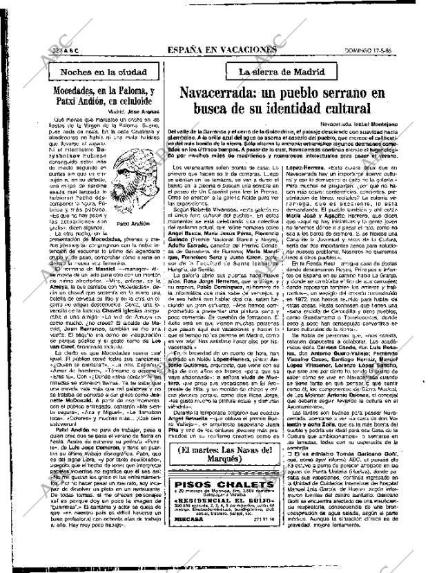 ABC MADRID 17-08-1986 página 32