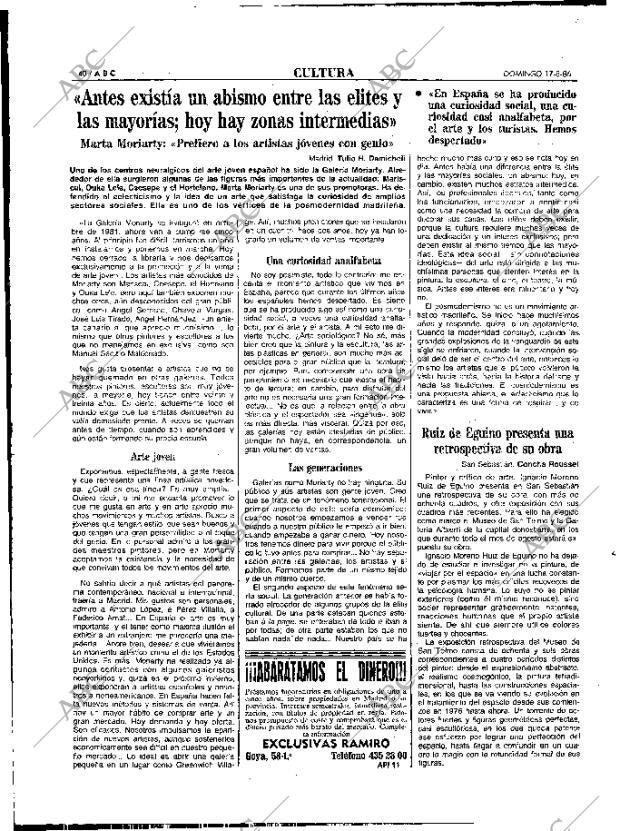 ABC MADRID 17-08-1986 página 40