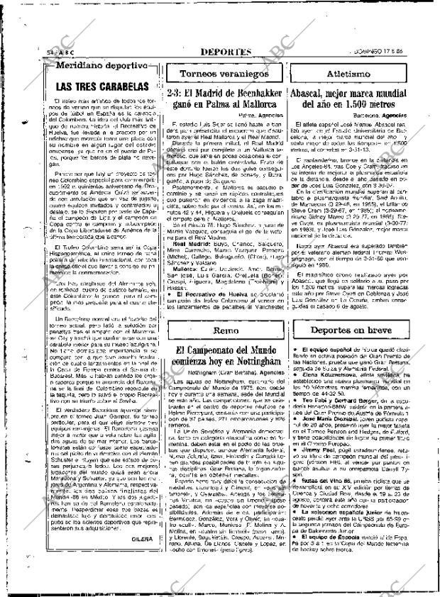 ABC MADRID 17-08-1986 página 54