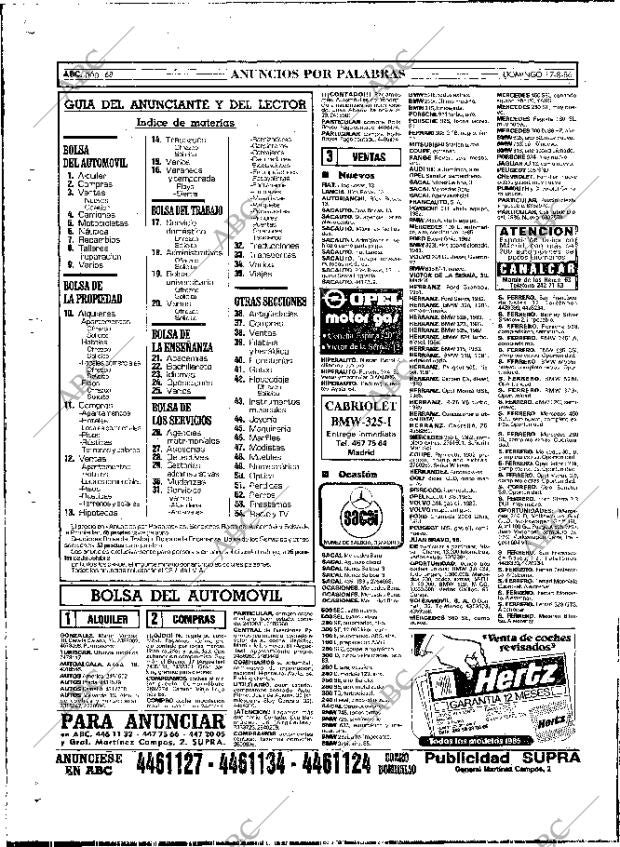 ABC MADRID 17-08-1986 página 68