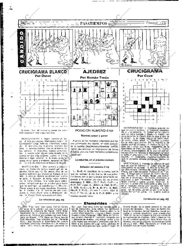 ABC MADRID 17-08-1986 página 76