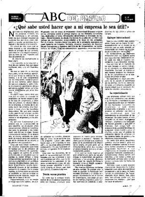 ABC MADRID 17-08-1986 página 77