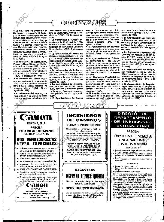 ABC MADRID 17-08-1986 página 78