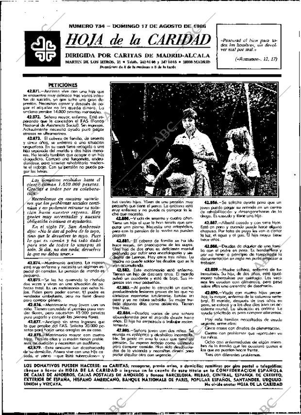 ABC MADRID 17-08-1986 página 8