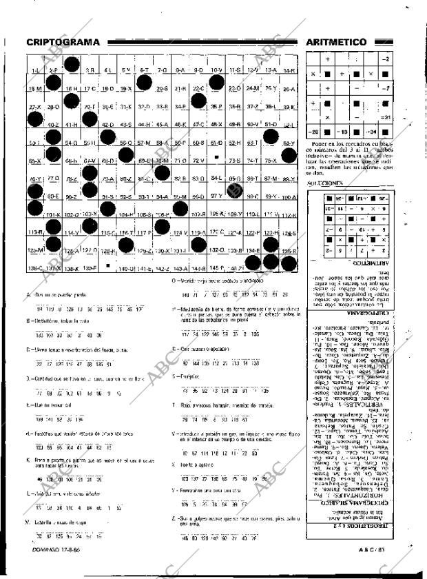 ABC MADRID 17-08-1986 página 83