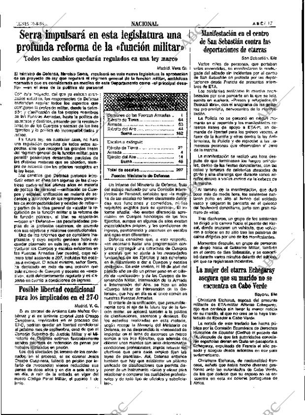 ABC SEVILLA 18-08-1986 página 17
