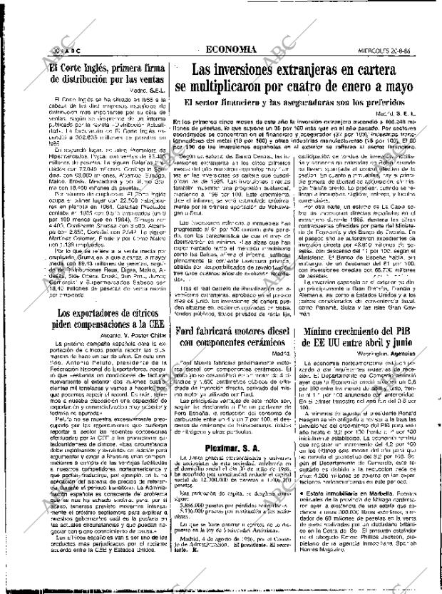 ABC MADRID 20-08-1986 página 30