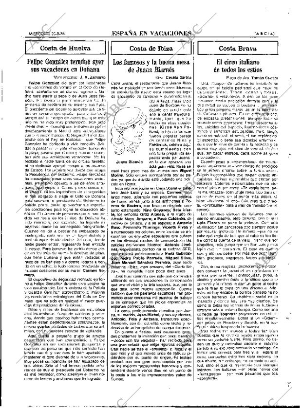 ABC MADRID 20-08-1986 página 43