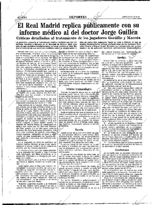 ABC MADRID 20-08-1986 página 46