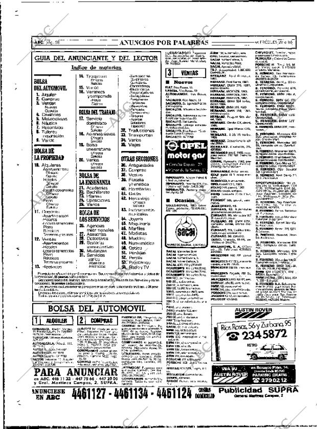 ABC MADRID 20-08-1986 página 58