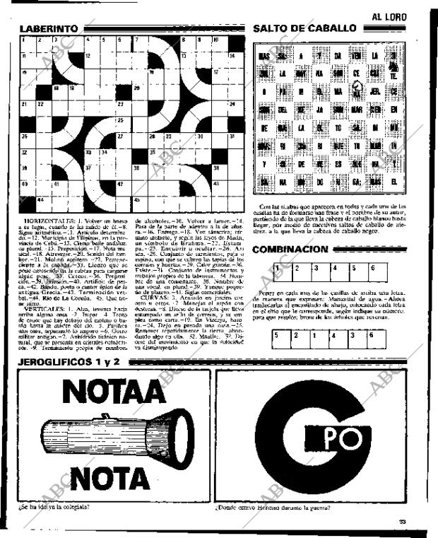 ABC MADRID 24-08-1986 página 121