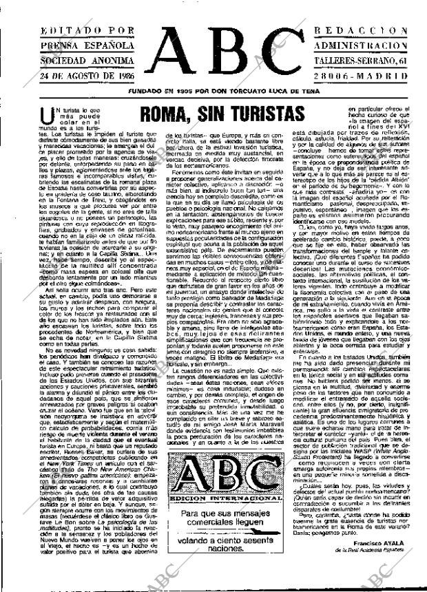 ABC MADRID 24-08-1986 página 3