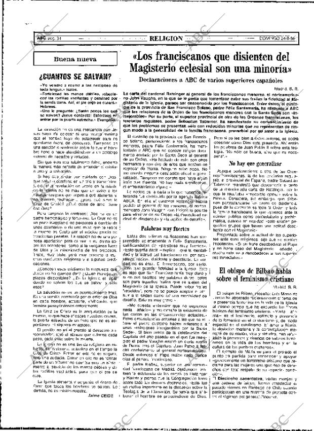 ABC MADRID 24-08-1986 página 34