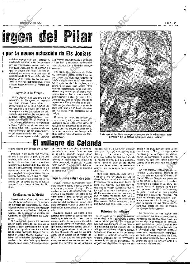 ABC MADRID 24-08-1986 página 45