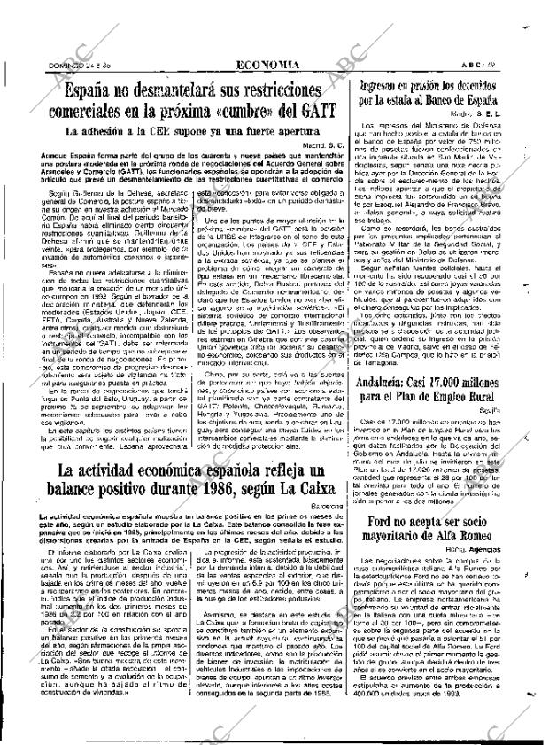 ABC MADRID 24-08-1986 página 49