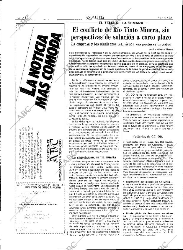 ABC SEVILLA 25-08-1986 página 22