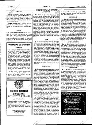 ABC SEVILLA 25-08-1986 página 28