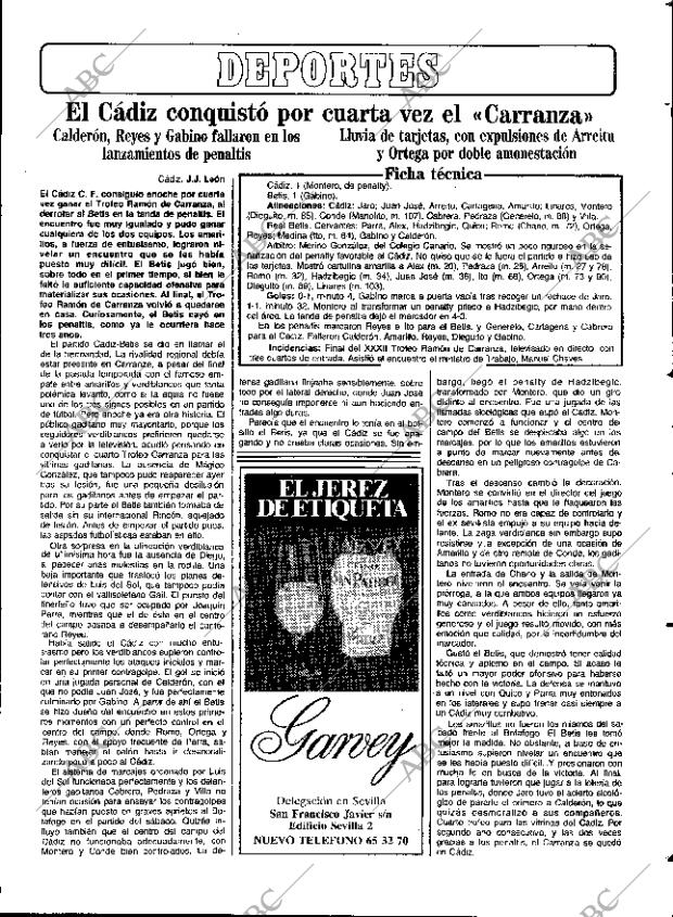 ABC SEVILLA 25-08-1986 página 45