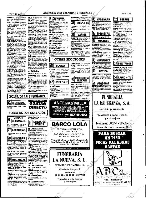 ABC SEVILLA 29-08-1986 página 53