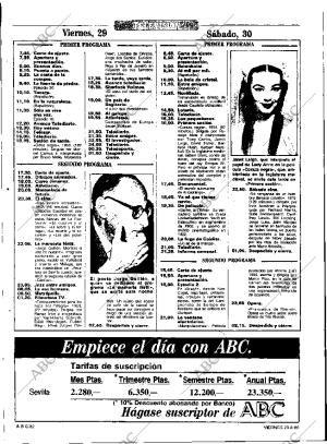 ABC SEVILLA 29-08-1986 página 62