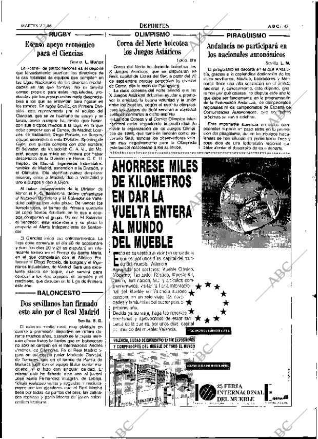 ABC SEVILLA 02-09-1986 página 47