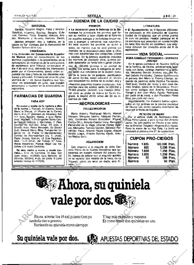 ABC SEVILLA 03-09-1986 página 29