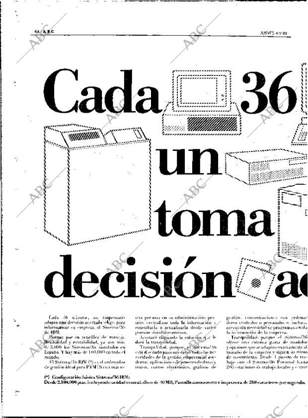 ABC MADRID 04-09-1986 página 64