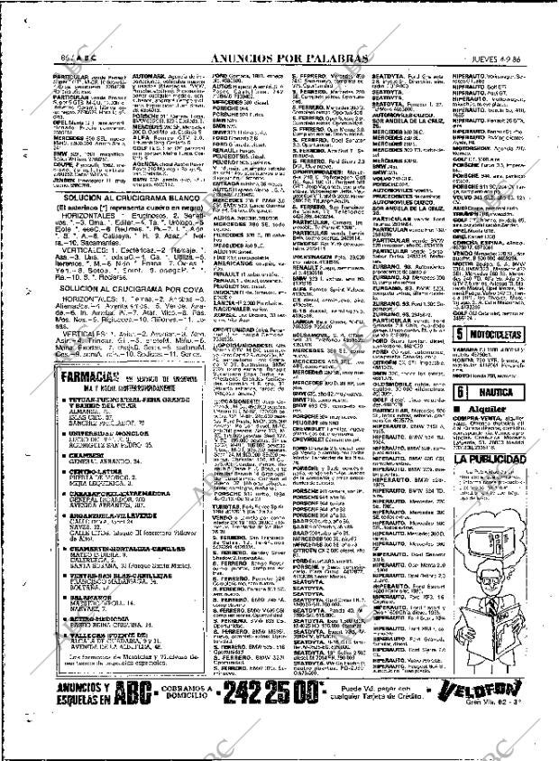 ABC MADRID 04-09-1986 página 86