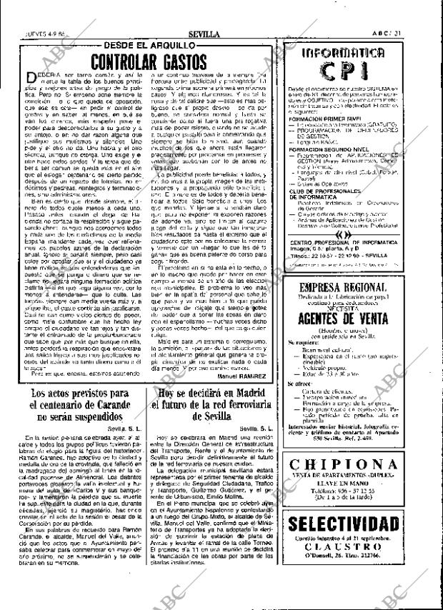 ABC SEVILLA 04-09-1986 página 31
