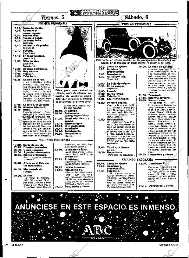 ABC SEVILLA 05-09-1986 página 62