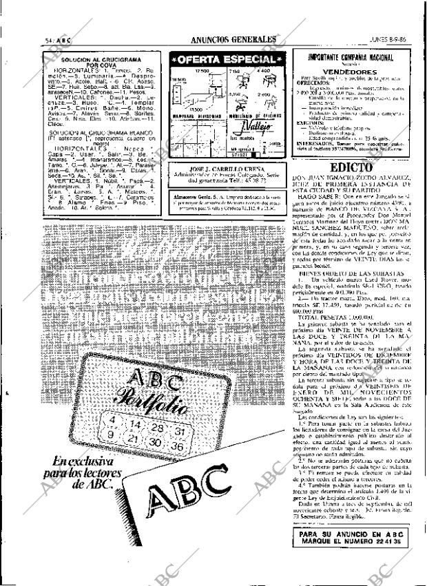 ABC SEVILLA 08-09-1986 página 54