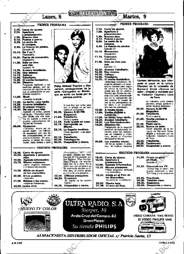 ABC SEVILLA 08-09-1986 página 62