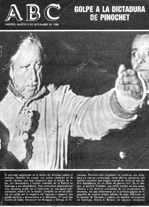 ABC MADRID 09-09-1986 página 1