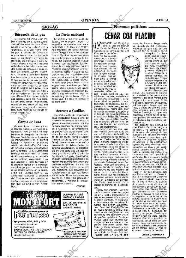 ABC MADRID 09-09-1986 página 13