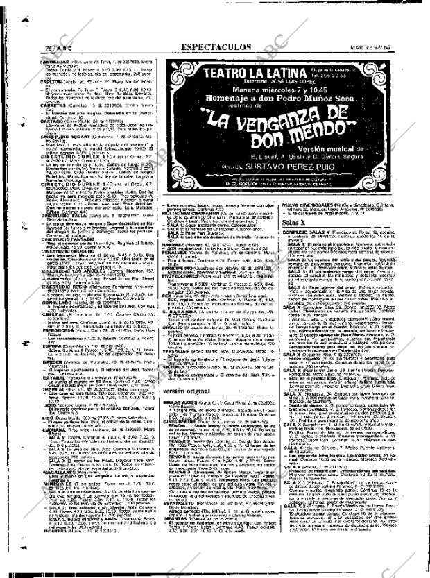 ABC MADRID 09-09-1986 página 76