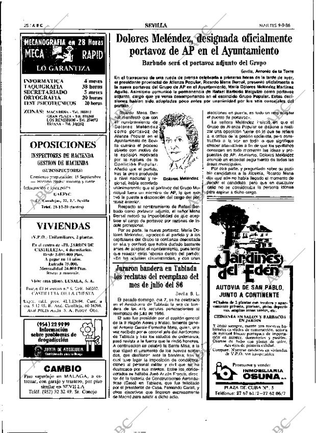 ABC SEVILLA 09-09-1986 página 28