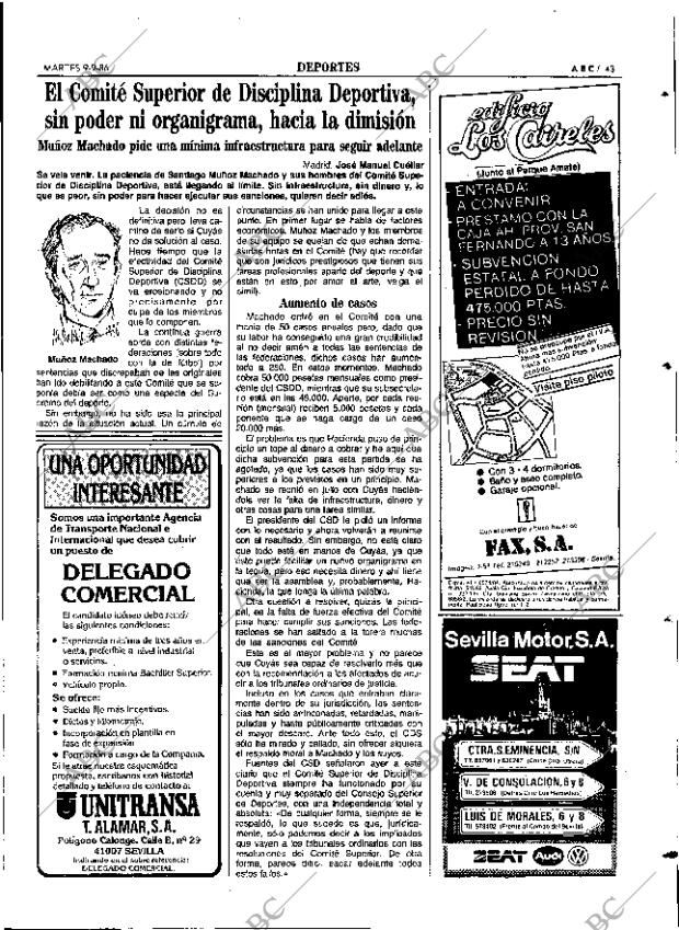 ABC SEVILLA 09-09-1986 página 43