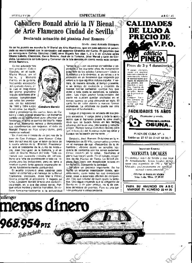 ABC SEVILLA 09-09-1986 página 45
