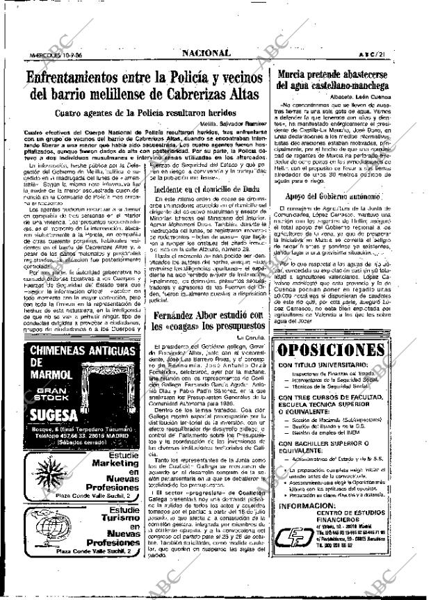 ABC MADRID 10-09-1986 página 21