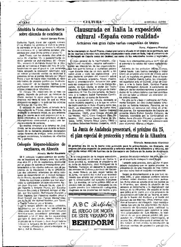 ABC MADRID 10-09-1986 página 40